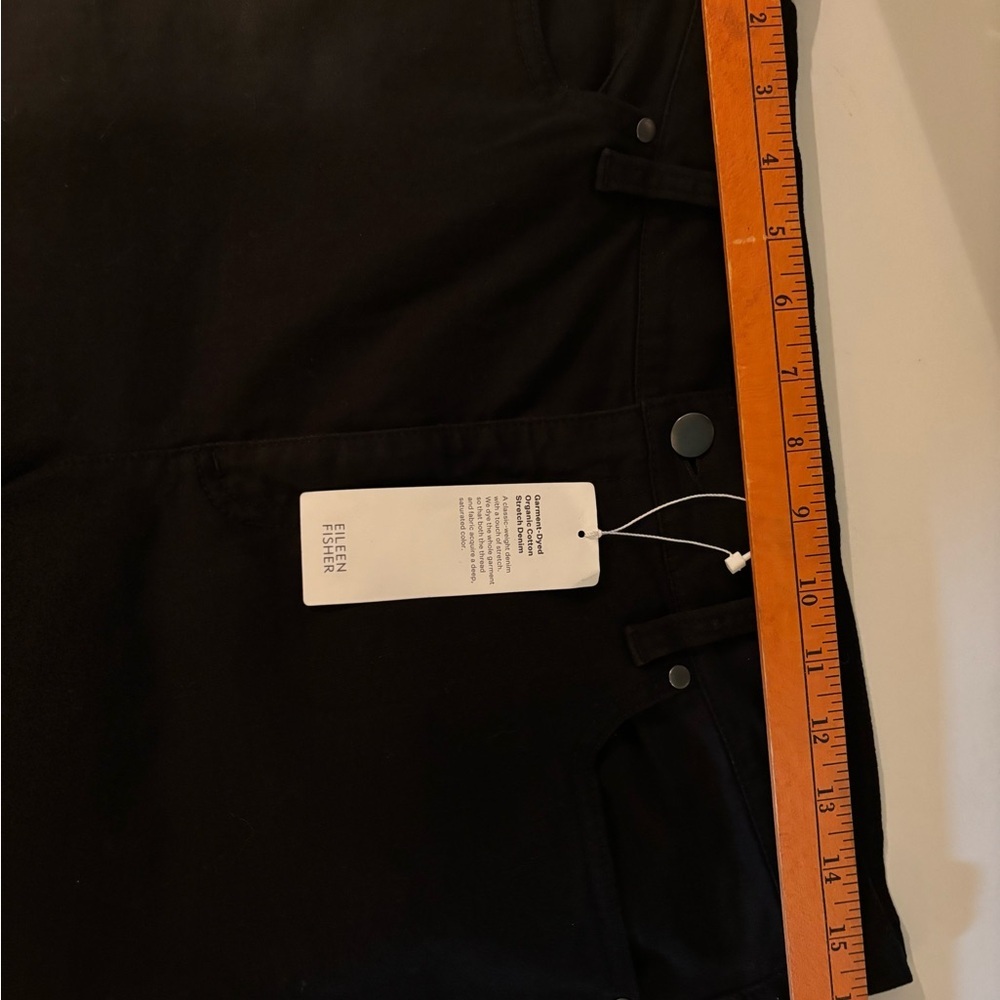 Eileen Fisher Black Slim Jeans - Picture 7 of 8